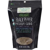 Frontier Co-Op Organic Black Pepper (Medium Grind) 6.63Oz