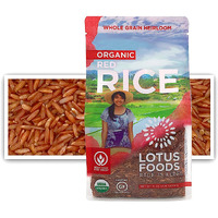 Lotus Foods Organic Red Rice, Slightly Nutty Flavor, 15 Ounce