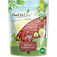 Food To Live Organic Goji Berries, 4 Pounds - Sun Dried, Large And Juicy, Non-Gmo, Raw, Vegan, Sirtfood, Bulk