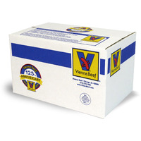 Vienna Beef Natural Casing Jumbo Franks 6"" 6:1 10 Lbs. (Approximately 60 Count)