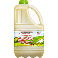 Canoa Fruit Purees | Made With Real Fruit | 64 Fl Oz | Great For Juices, Smoothies, Cocktails, Desserts, Sauces, Marinades & More (Guanabana/Soursop)
