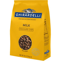 Ghirardelli Chocolate Company Milk Chocolate Chips 800 Per Lb, 5Lb. Bag (Pack Of 1)