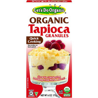 Let's Do Organic Organic Tapioca Granules, 6 Ounce Boxes (Pack Of 6)