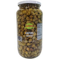 Sanniti Spanish Capers Capotes In Vinegar And Salt Brine - 33.5 Oz