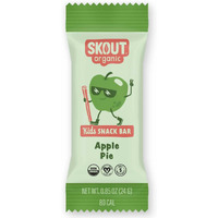 Skout Organic Apple Pie Kids Snack Bars (18 Pack) | Organic Kids Snack Bars | School Snacks & Lunch Snacks | No Refined Sugar | Vegan & Paleo | Gluten, Dairy, Grain, Peanut Free