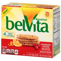 Nabisco, Belvita, Cranberry Orange Breakfast Biscuits, 8.8Oz Box (Pack Of 3)