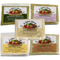 A Spice Above 5 Pack Variety Dips, Mixed Seasonings Packets Includes Aged Alpine Asiago, Stuffed Artichoke, Loaded Baked Potato, Oven Roasted Garlic, Spectacular Spinach, Gluten-Free, No Msg, All Natural, No Preservatives, Vegetable Dip, Keto Friendly, Low Carb, Easy To Make