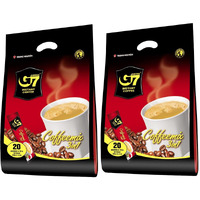 Trung Nguyen - G7 3 In 1 Instant Coffee - Roasted Ground Coffee Blend W/Non-Dairy Creamer And Sugar - Strong And Bold - Instant Vietnamese Coffee | 20 Packets (2 Bags In A Pack)