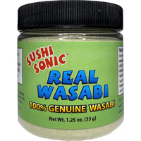 Sushi Sonic 100% Real Wasabi Powder, No Fillers, Non-Gmo, Vegan, Use Authentic Wasabi Powder For Traditional Flavor, 1.25 Oz Jar