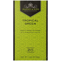 Harney & Sons, Tea, Tropical Green, Prem, Pack Of 6, Size - 20 Bag, Quantity - 1 Case