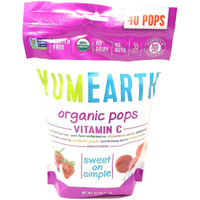 Yummy Earth Lollipop, Og2, Vit C, 40+, 8.5 Oz (2 Pack)