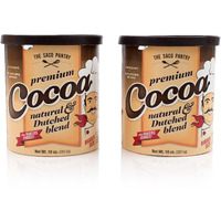 Saco Pantry Premium Cocoa, Natural And Dutched Blend, 10Oz (Pack Of 2), Certified Kosher, Gluten-Free & Nut-Free