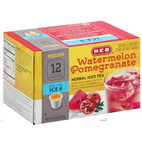 Heb Brew Over Ice, Watermelon Pomegranate Lemonade Single Serve Cups Compatible With Keurig 2.0, 12 Cts