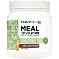 Transformhq Meal Replacement Shake Powder 7 Servings (Mint Chocolate Chip) - 20G Protein Per Serving, Non-Gmo