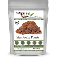 The Spice Way Star Anise - Ground (4 Oz) Great For Baking And Tea