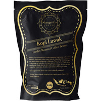 Shangri-La Coffee - Wild Kopi Luwak Coffee Whole Beans - Ethically Sourced - 250 Grams (8.8Oz) (Other Weights & Bean Types Available) - Produce Of Indonesia