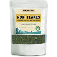 Holflying 100% Natural Nori Flakes, Dried Nori Seaweed, Pure And Raw, 4.0Oz(113G)