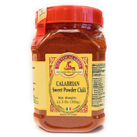 Calabrian Chili Powder, Sweet & Mild, Shaker, 350 G (12.3 Oz) All Natural, Non-Gmo, Product Of Italy, Tuttocalabria