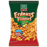 Funny- Frisch Flippies Classic Erdnussflips (Peanut Puffs) Bag 250G