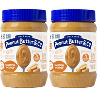 Peanut Butter & Co. Smooth Operator Peanut Butter, Non-Gmo Project Verified, Gluten Free, Vegan, 16 Ounce (Pack Of 2)