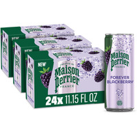 Maison Perrier Blackberry Flavored Sparkling Water, 11.15 Fl Oz Can (24 Count)