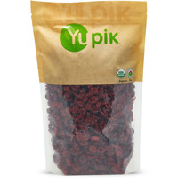 Yupik Organic Cranberries, 2.2 Lb, Non-Gmo, Gluten-Free, Kosher, Vegan, Sweetened Dried Fruits, Fruity & Tart, Plump & Chewy, Source Of Fiber, Healthy Snacks, Ideal For Baking & Topping