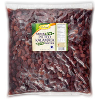 Roland Foods Whole Pitted Kalamata Olives From Greece, Bulk Size, 5 Lbs