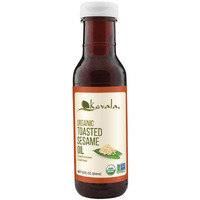 Kevala Organic Toasted Sesame Oil - Sesame Oil Toasted - Toasted Sesame Oil Cooking - Sesame Oil Food - Food Oil - Roasted Sesame Oil - 12 Oz - 354 Ml