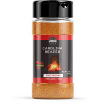 Birch & Meadow 4 Oz Of Carolina Reaper Chile Pepper Powder, Extremely Hot, Over 700,000 Shu