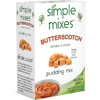 Simple Mixes Natural Instant Pudding Mix, Butterscotch Salted Caramel, 3.4 Ounces Each, Packof 6