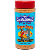 Sucklebusters Sugar Daddy Bbq Rub: Sweet & Savory For Pork, Chicken, Fruits And Deserts, Very Mild, Gluten-Free, No Msg Shaker (13.75Oz)