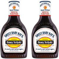Sweet Baby Ray's Honey Teriyaki Sauce And Marinade 16 Fl Oz (Pack Of 2)