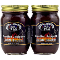 Amish Wedding Candied Jalapeno Bbq Sauce 15 Ounces (Pack Of 2)