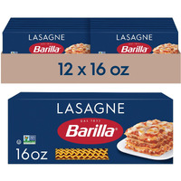 Barilla Wavy Lasagne Pasta, 16 Oz. Boxes (Pack Of 12) - Non-Gmo Pasta Made With Durum Wheat Semolina - Kosher Certified Pasta