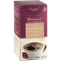 Teeccino Snickerdoodle Herbal Tea - Dessert Beverage Thats Prebiotic, Caffeine-Free & Acid Free, 25 Tea Bags