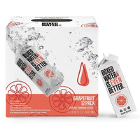 Boxed Water 16.9 Oz. (12 Pack) Grapefruit Flavored Water - Purified Drinking Water In 92% Plant-Based Boxes - Zero Calories & Sugar Free, More Sustainable Than Plastic Bottled Water