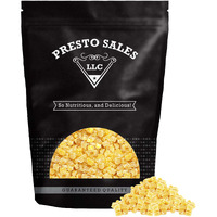 Presto Sales Crystallized Ginger Pieces 16 Oz | Unsulphured Dried Candied Ginger 3-5 Mm Pieces | All Natural, Non-Gmo | Resealable 1 Lb Pouch Bag