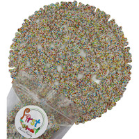 Firstchoicecandy Gummy Bears Crispy Crunchy, Rainbow Gummy Bears (2.2 Lb)