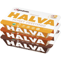 Ohgoodness! Organic Honey Halva - 3 Pack - Paleo & Scd Approved - No Additives, Refined-Sugar, Or Artificial Sweeteners - 75G Each (Assorted Flavors)
