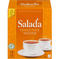 Salada Orange Pekoe Tea 72Ct Tea Bags, (Imported From Canada)