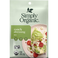 Simply Organic Ranch, Certified Organic, Gluten-Free | 1 Oz | Pack Of 12