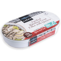 Coles - Smoked Rainbow Trout Fillet With Quinoa | Open & Eat | Ready To Eat Meal | 5.6 Oz Hand-Packed Canned Fish | 19G Protein | High In Vitamin D | Tinned Fish