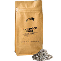 Jovvily Burdock Root - 1Lb - Cut & Sifted - Herbal Tea - Caffeine Free