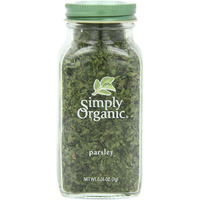 Simply Organic Parsley Flakes Cut & Sifted Certified Organic, 0.26 Ounce Container