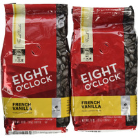 Eight Oclock Coffee, French Vanilla Whole Bean, 11-Ounce Bags (Pack Of 2)