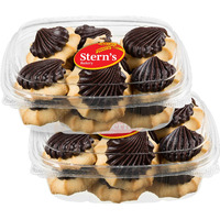 Italian Cookies | Fancy Bakery Cookies | Gourmet Cookies | Fudge Cookies | Perfect For Birthdays, Holidays & All Occasions | Dairy & Nut Free | 14 Oz Sterns Bakery [2 Pack] (Italian Fudge Cookies)
