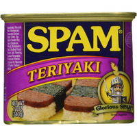 Spam, Teriyaki Flavored, 12Oz Can (Pack Of 6)