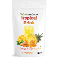 Tropical Drink Mango Pineapple Turmeric Honey Natural Refresher With Marigold Extract 12Oz Great For Loaded Tea Bubble Tea