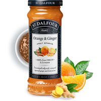 St Dalfour Ginger & Orange Marmalade French Fruit Spread (10 Oz) - 100% From Fruit - No Synthetic Nitrates Or Nitrites - No Cane Sugar Added - Naturally Sweetened