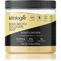 Ketologie Bone Broth Collagen Soup Roast Chicken 420Gr